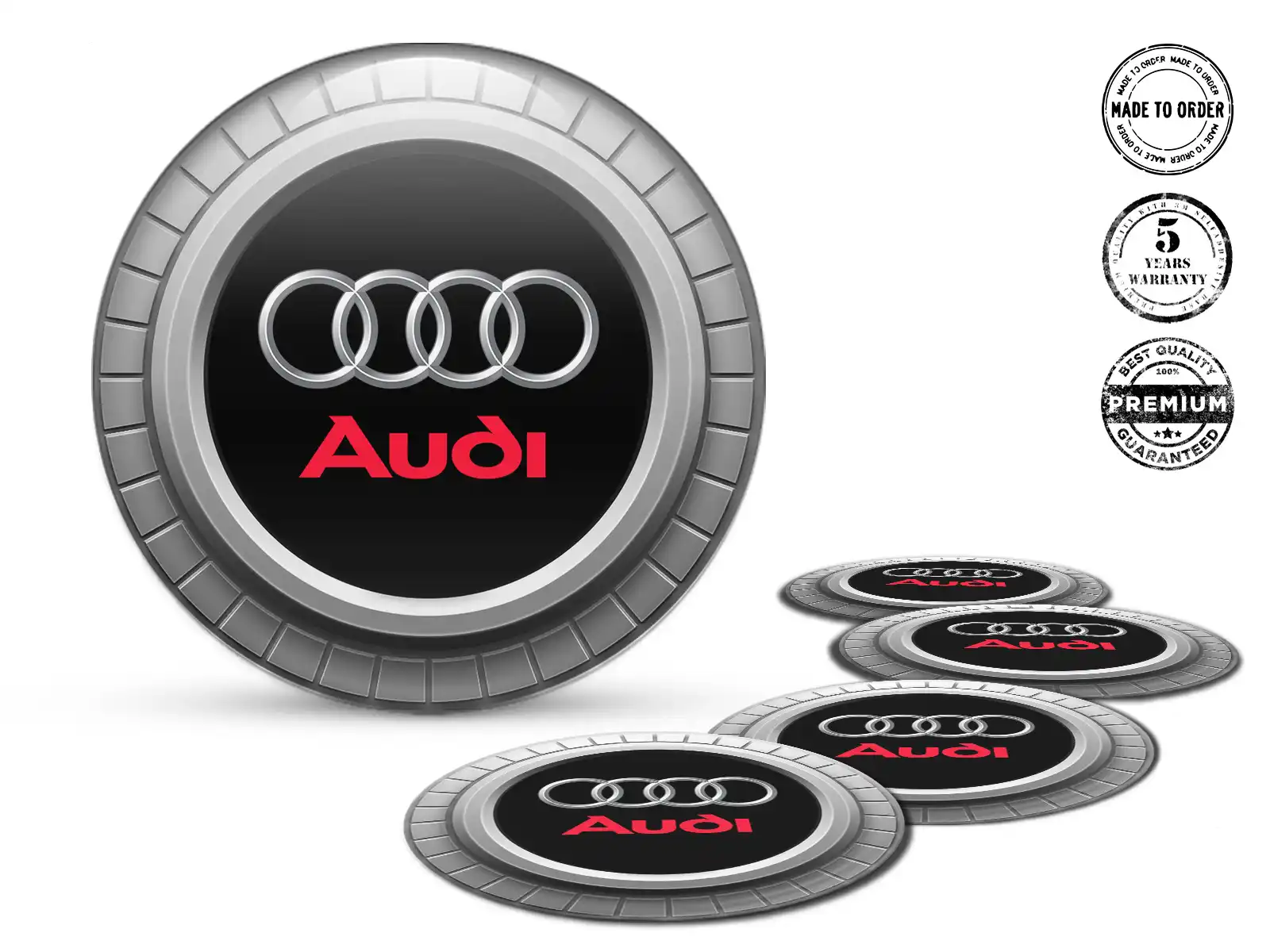 Audi Pegatinas Silicona Precisión Prisma Interestelar